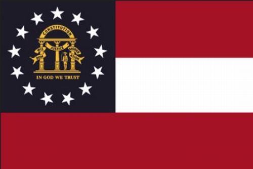 Spectrapro Spectrapro 4'x6' Polyester Georgia Flag 46332700