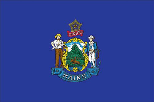 Spectrapro Spectrapro 5'x8' Polyester Maine Flag 58332190