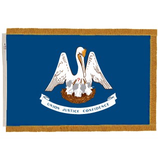 Spectramax Spectramax 3'x5' Nylon Indoor Louisiana Flag 35242180