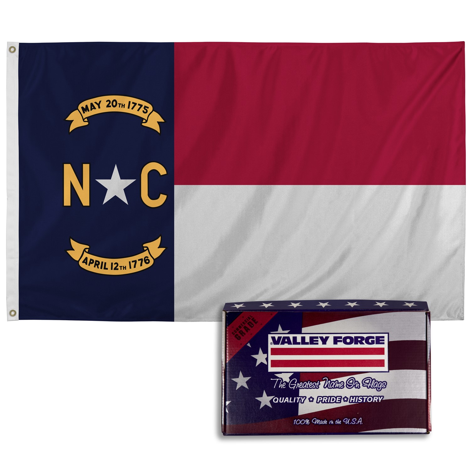 Spectramax Spectramax 3'x5' Nylon North Carolina Flag 35232330