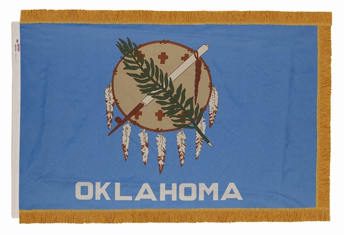 Spectramax Spectramax 3'x5' Nylon Indoor Oklahoma Flag 35242360