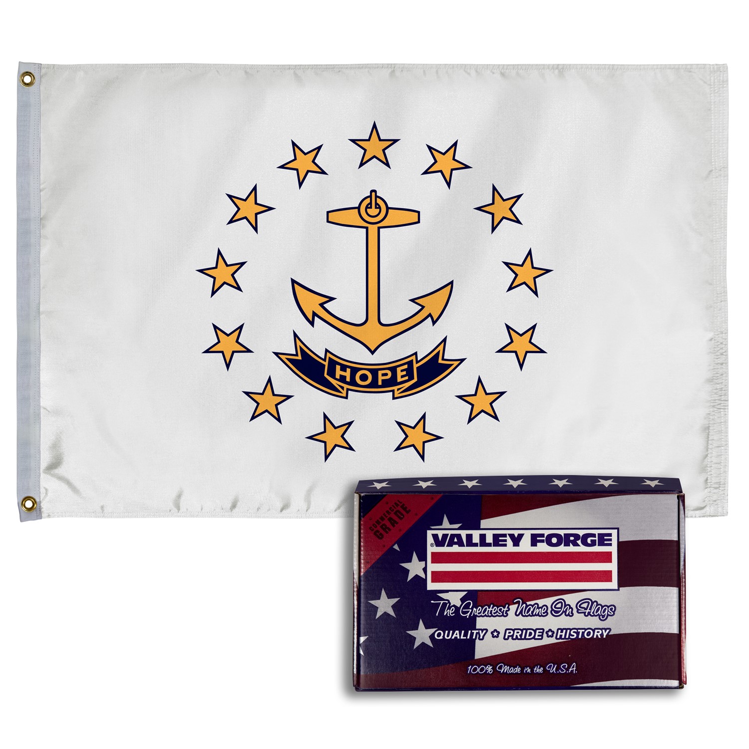 Spectramax 2'x3' Nylon Rhode Island Flag