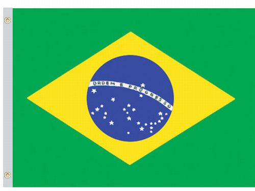Perma-Nyl Perma-Nyl 3'x5' Nylon Brazil Flag 35233180