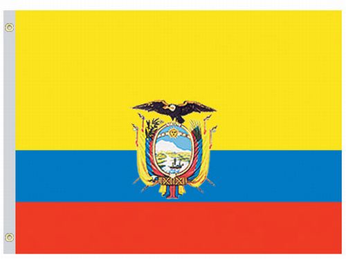Perma-Nyl Perma-Nyl 3'x5' Nylon Ecuador Government Flag 35223430G
