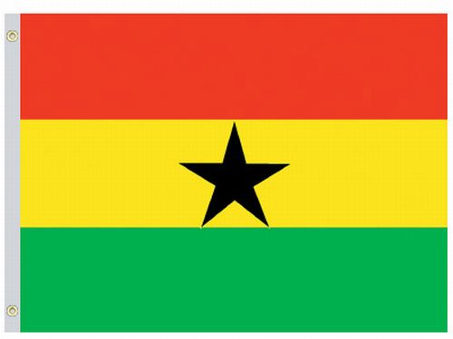 Perma-Nyl Perma-Nyl 4'x6' Nylon Ghana Flag 46223550