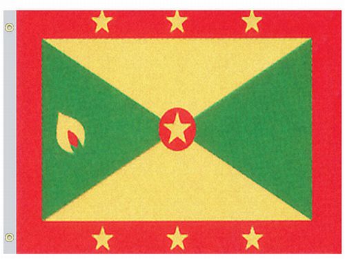 Perma-Nyl Perma-Nyl 4'x6' Nylon Grenada Flag 46223570