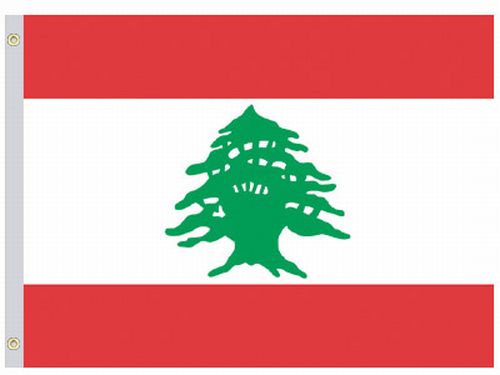Perma-Nyl Perma-Nyl 2'x3' Nylon Lebanon Flag 23223810