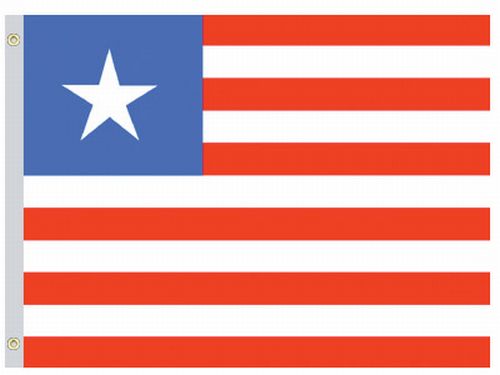 Perma-Nyl Perma-Nyl 5'x8' Nylon Liberia Flag 58223830