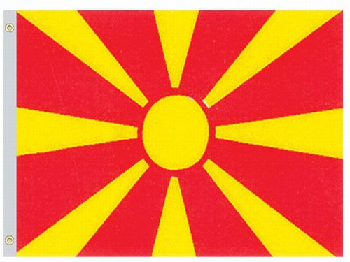 Perma-Nyl Perma-Nyl 2'x3' Nylon Macedonia Flag 23223855