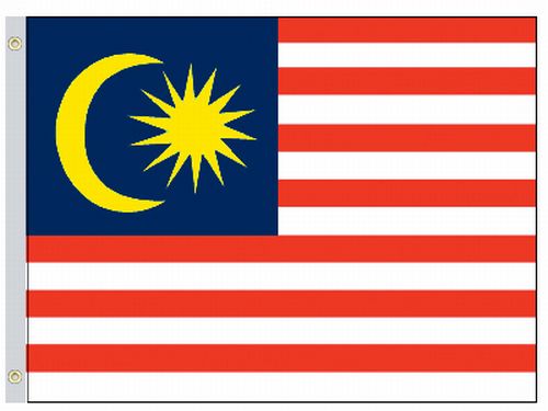 Perma-Nyl Perma-Nyl 5'x8' Nylon Malaysia Flag 58223880