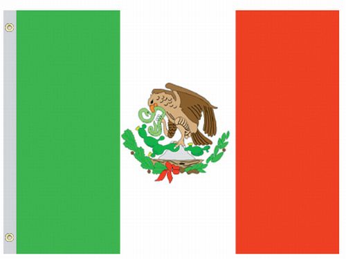 Perma-Nyl Perma-Nyl 4'x6' Nylon Mexico Flag 46223940