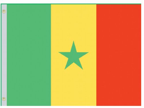 Perma-Nyl Perma-Nyl 4'x6' Nylon Senegal Flag 46224250