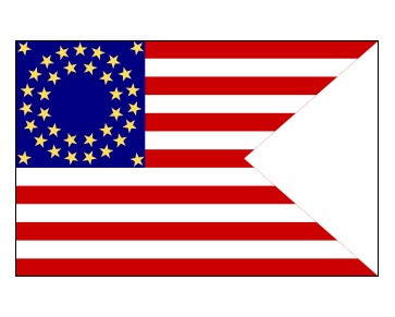 Perma-Nyl Perma-Nyl 3'x5' Nylon Cavalry Guidon Flag 35221920