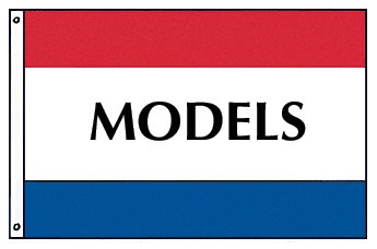 Perma-Nyl 3'x5' Polyester MODELS Flag 35236111
