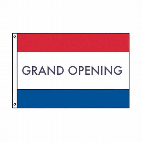 Perma-Nyl 3'x5' Polyester GRAND OPENING Flag 35236101