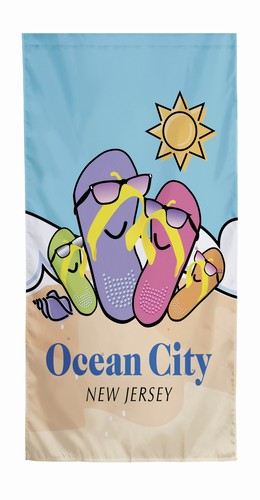 23x48 Inch Printed Nylon Custom Avenue/Street Banner SA2348SN