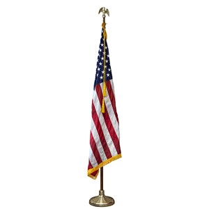 Perma-Nyl Deluxe U.S. Flag 9' Presentation Set 46241270