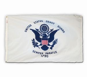Perma-Nyl Perma-Nyl 4'x6' Nylon Coast Guard Flag 46236940