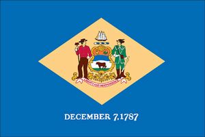 Spectrapro Spectrapro 4'x6' Polyester Delaware Flag 46332080