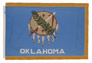 Spectramax Spectramax 4'x6' Nylon Indoor Oklahoma Flag 46242360