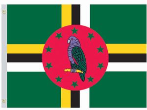 Perma-Nyl Perma-Nyl 4'x6' Nylon Dominica Flag 46223410