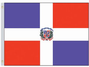 Perma-Nyl Perma-Nyl 5'x8' Nylon Dominican Republic Government Flag 58223420G