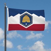 Perma-Nyl Perma-Nyl 3'x5' Utah Flag - Retail Packaging UT3 View 2