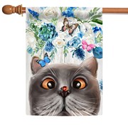 Toland Home Garden Spring Ladybug Cat House Flag 2810158 View 2