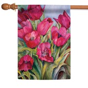 Toland Home Garden Watercolor Tulips House Flag 2810337 View 2