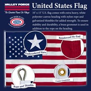 Perma-Nyl Perma-Nyl 10'x15' Nylon U.S. Flag 10221000 View 4