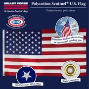 Perma-Nyl Sentinel  3'x5' Polycotton U.S. Flag 35431000 View 2