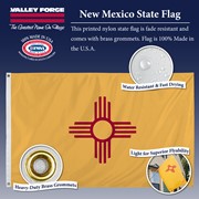 Perma-Nyl Perma-Nyl 3'x5' New Mexico Flag - Retail Packaging NM3 View 4