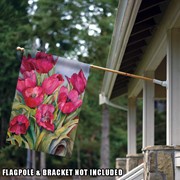 Toland Home Garden Watercolor Tulips House Flag 2810337 View 4