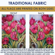 Toland Home Garden Watercolor Tulips House Flag 2810337 View 5
