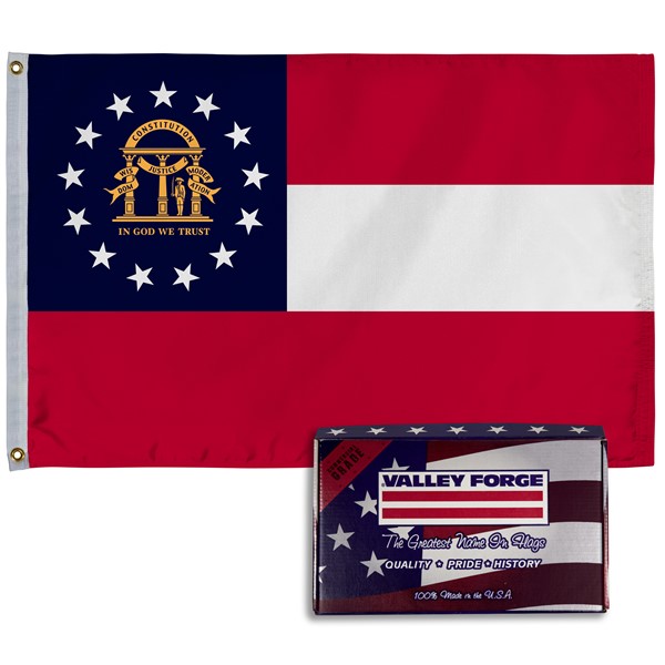 Spectramax 2'x3' Nylon Georgia Flag