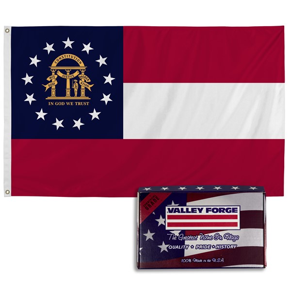 Spectramax 3'x5' Nylon Georgia Flag