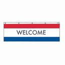 3'x10' Nylon WELCOME Flag