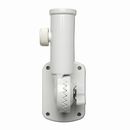 1 Inch White Cast Aluminum Bracket - Retail Packaging