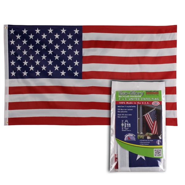 3 ft. x 5 ft. Recycled Polyester U.S. Flag